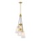 Designers Fountain Liana 4-Light Brushed Gold Glam Statement Chandelier for Foyers and Entryways D328M-4CH-BG - alternate 3